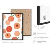 imageHAUS AND HUES Pieces of Cake Kitchen Wall Art Gifts for Bakers Pastry Decor Kitchen Pictures for Wall Wall Prints Kitchen Artwork for Wall  UNFRAMED 12 x 16 CakePeach