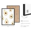 imageHAUS AND HUES Pieces of Cake Kitchen Wall Art Gifts for Bakers Pastry Decor Kitchen Pictures for Wall Wall Prints Kitchen Artwork for Wall  UNFRAMED 12 x 16 CakeAvocado