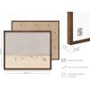 imageHAUS AND HUES Tuscany Wall Art  Frame Wall Art Collection for Bedroom and Country Decor Vintage Elegance French Charm and Timeless Tuscany Landscapes Walnut Frame 8x10Beach
