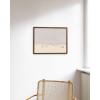 imageHAUS AND HUES Tuscany Wall Art  Frame Wall Art Collection for Bedroom and Country Decor Vintage Elegance French Charm and Timeless Tuscany Landscapes Walnut Frame 8x10Beach