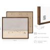 imageHAUS AND HUES Tuscany Wall Art  Frame Wall Art Collection for Bedroom and Country Decor Vintage Elegance French Charm and Timeless Tuscany Landscapes Walnut Frame 8x10Beach