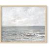 imageHAUS AND HUES Coastal Wall Art  Vintage Frame Prints and Oil Paintings Collection for Timeless Wall Art Ocean Views Nature Inspired and Antique Charm Walnut Frame 8x10Sea