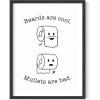 imageHAUS AND HUES Funny Bathroom Wall Art  Bathroom Wall Art Decor Bathroom Prints Funny Bathroom Art Posters Bathroom Artwork for Wall Funny Bathroom Pictures Fun Boobs Poster Black Frame 16x20BeardMullet