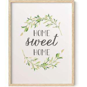 imageHAUS AND HUES Dandelion Wall Art  Vintage Botanical Print for Living Room Unframed 16x20Home Sweet Home