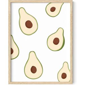 imageHAUS AND HUES Pieces of Cake Kitchen Wall Art Gifts for Bakers Pastry Decor Kitchen Pictures for Wall Wall Prints Kitchen Artwork for Wall  UNFRAMED 12 x 16 CakeAvocado