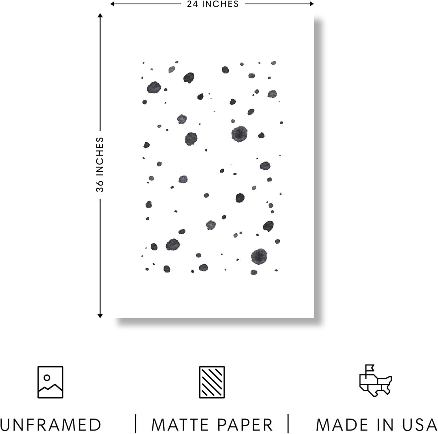 imageHAUS AND HUES Blue Abstract Wall Art Set of 4  Watercolor Seascape Prints Modern Abstract Decor Framed Blue Artwork for Walls Beige Frame 8x10Black  White Set of 4