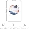 imageHAUS AND HUES Black and White Abstract Wall Art  Set of 4 Geometric Wall Prints Modern Abstract Art Unframed 16x20Abstract Circles