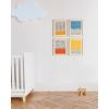 imageHAUS AND HUES Framed Geometric Wall Art  Set of 4 Modern Black and White Abstract Prints Striped Minimalist Artwork for Living Room or Office 8x10 Black FramedColors  Lines