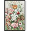imageHAUS AND HUES Ernst Haeckel Poster  Vintage Botanical Print Flower ampamp Plant Wall Art Cottagecore Decor Haeckel Art Print Black Frame 12x16Flower