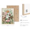 imageHAUS AND HUES Ernst Haeckel Poster  Vintage Botanical Print Flower ampamp Plant Wall Art Cottagecore Decor Haeckel Art Print Black Frame 12x16Flower