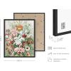 imageHAUS AND HUES Ernst Haeckel Poster  Vintage Botanical Print Flower ampamp Plant Wall Art Cottagecore Decor Haeckel Art Print Black Frame 12x16Flower