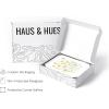 imageHAUS AND HUES Sunflower Wall Art  Yellow Floral Poster Aesthetic Wall Picture for Bedroom or Bathroom Unframed 16x20Yellow Cosmos