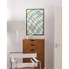 imageHAUS AND HUES Danish Pastel Aesthetic Green Wall Art  Cute Floral Posters for Home Decor  Pastel Room Decor 24quot x 36quot UnframedGreen Checkerboard