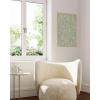 imageHAUS AND HUES Danish Pastel Aesthetic Green Wall Art  Cute Floral Posters for Home Decor  Pastel Room Decor 24quot x 36quot UnframedGreen Face Line