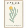 imageHAUS AND HUES Danish Pastel Aesthetic Green Wall Art  Cute Floral Posters for Home Decor  Pastel Room Decor 24quot x 36quot UnframedGreen Matisse Leaf