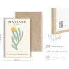 imageHAUS AND HUES Danish Pastel Aesthetic Green Wall Art  Cute Floral Posters for Home Decor  Pastel Room Decor 24quot x 36quot UnframedGreen Matisse Leaf