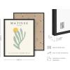 imageHAUS AND HUES Danish Pastel Aesthetic Green Wall Art  Cute Floral Posters for Home Decor  Pastel Room Decor 24quot x 36quot UnframedGreen Matisse Leaf