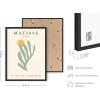 imageHAUS AND HUES Danish Pastel Matisse Poster  Aesthetic Room Decor Print ampamp Sage Green Wall Cutout Art Print Modern Abstract Art Black Framed 12x16