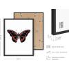 imageHAUS AND HUES Gothic Decor for Bedroom  Black Wall Art for Teen Girls Emo Picture Apartment Aesthetic Grunge Bedroom Decororation Creppy Room Effect Beige Framed 16x20White Edgy
