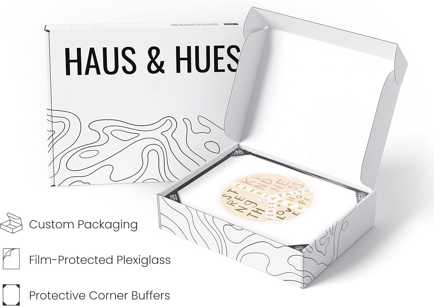 imageHAUS AND HUES Positive Affirmations Wall Art  Inspirational Quotes ampamp Encouragement Decor for Women Stay Positive Motivational Poster Unframed 24x36Virtues