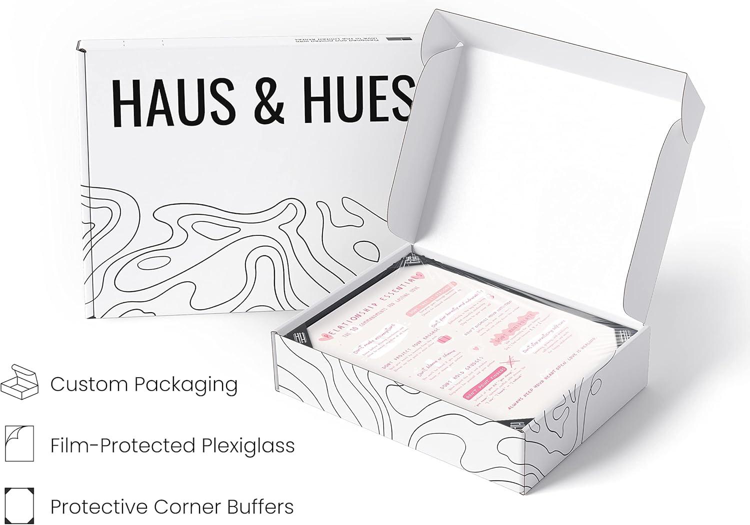 imageHaus and Hues Motivational Positive Quotes  Principles for a Healthy Relationship Mental Health Poster Counseling Inspirational Poster for Office Mental Health Art Print Individual Unframed 16x20Relationship Essentials