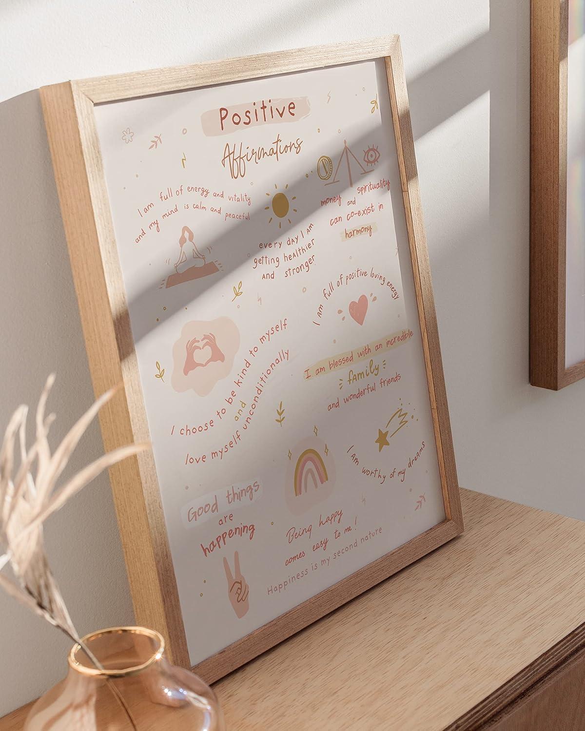 imageHaus and Hues Motivational Positive Quotes  Principles for a Healthy Relationship Mental Health Poster Counseling Inspirational Poster for Office Mental Health Art Print Individual Unframed 16x20Positive Affirmations