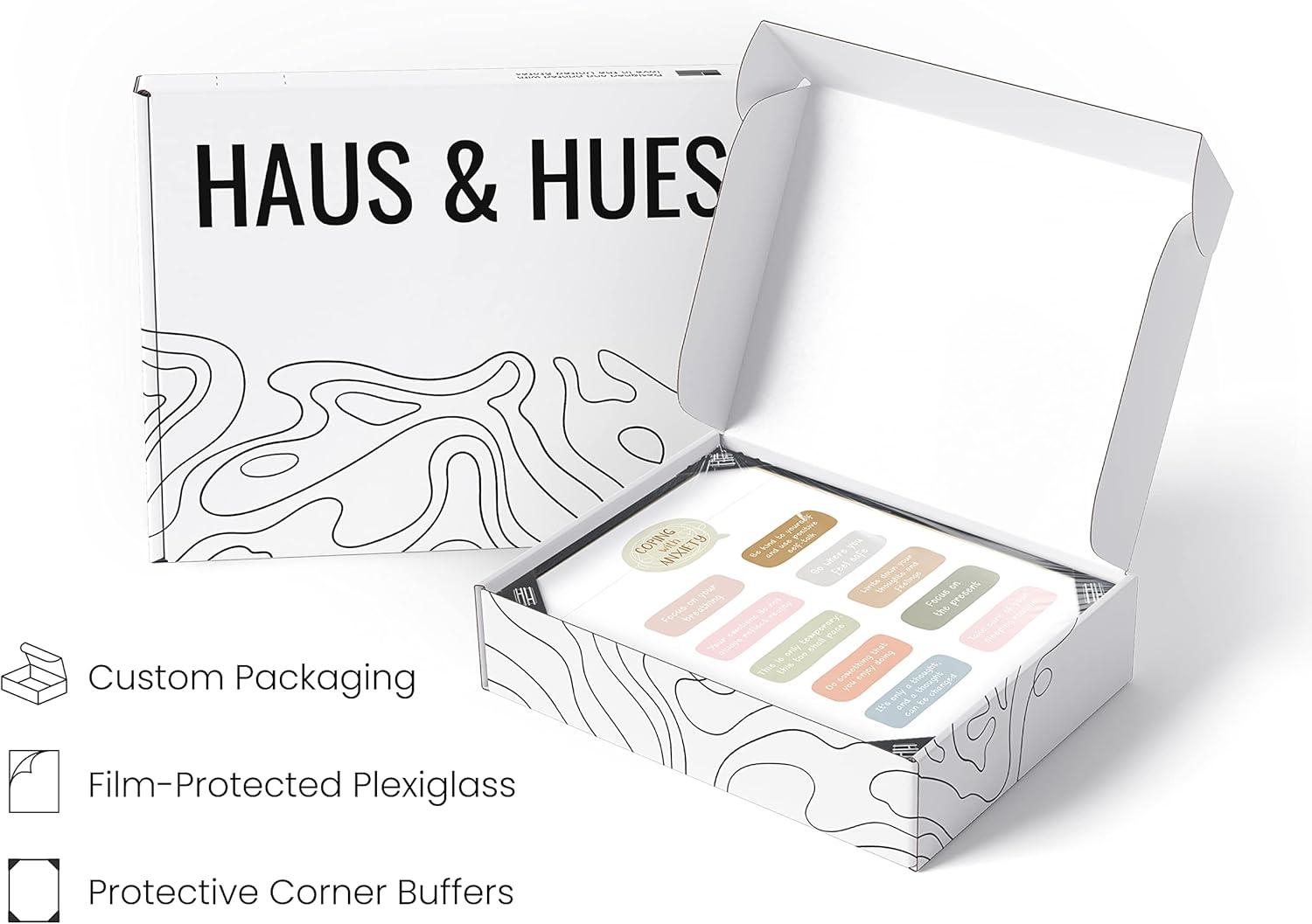 imageHaus and Hues Motivational Positive Quotes  Principles for a Healthy Relationship Mental Health Poster Counseling Inspirational Poster for Office Mental Health Art Print Individual Unframed 16x20Coping with Anxiety