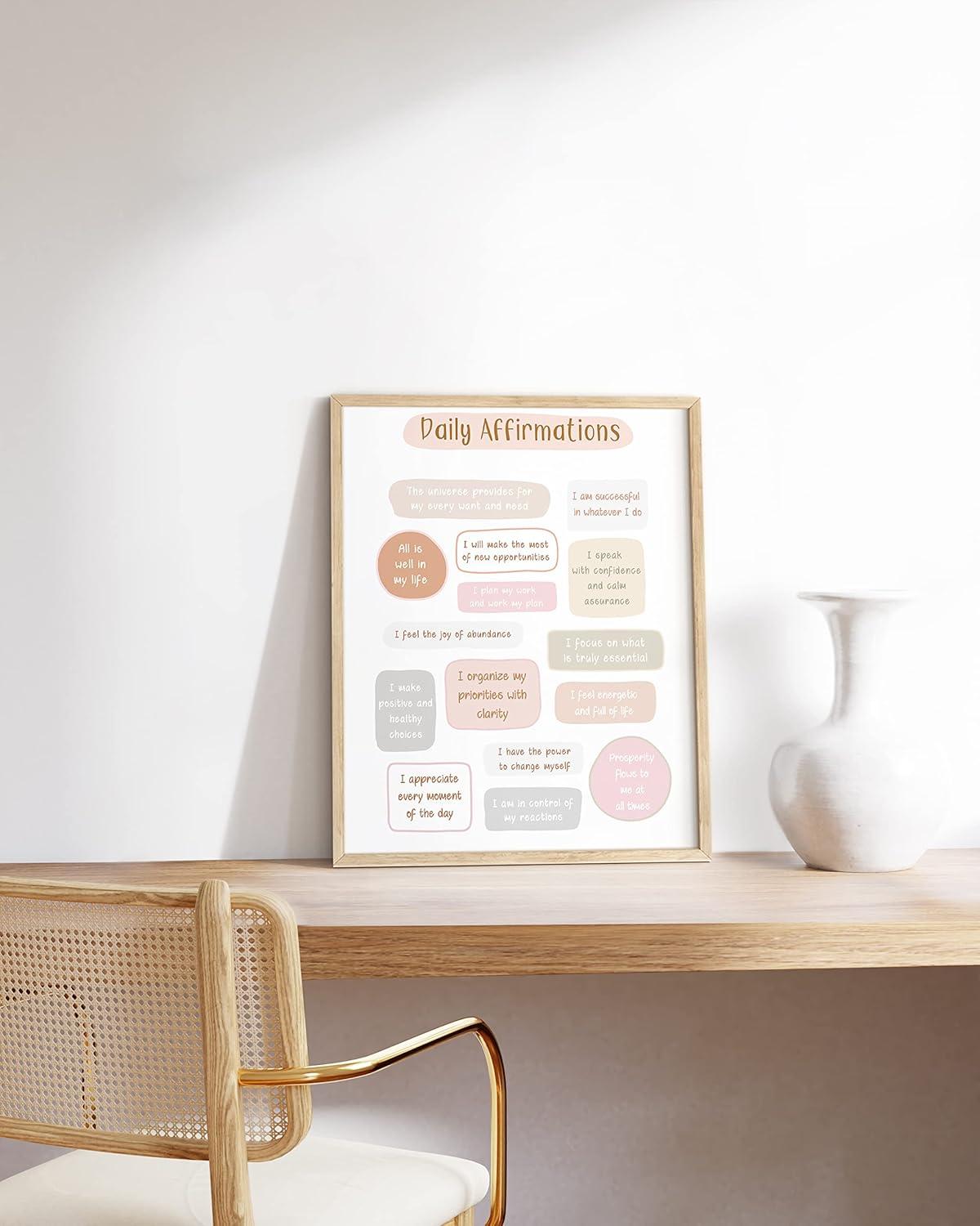 imageHaus and Hues Motivational Positive Quotes  Principles for a Healthy Relationship Mental Health Poster Counseling Inspirational Poster for Office Mental Health Art Print Individual Unframed 16x20Daily Affirmations