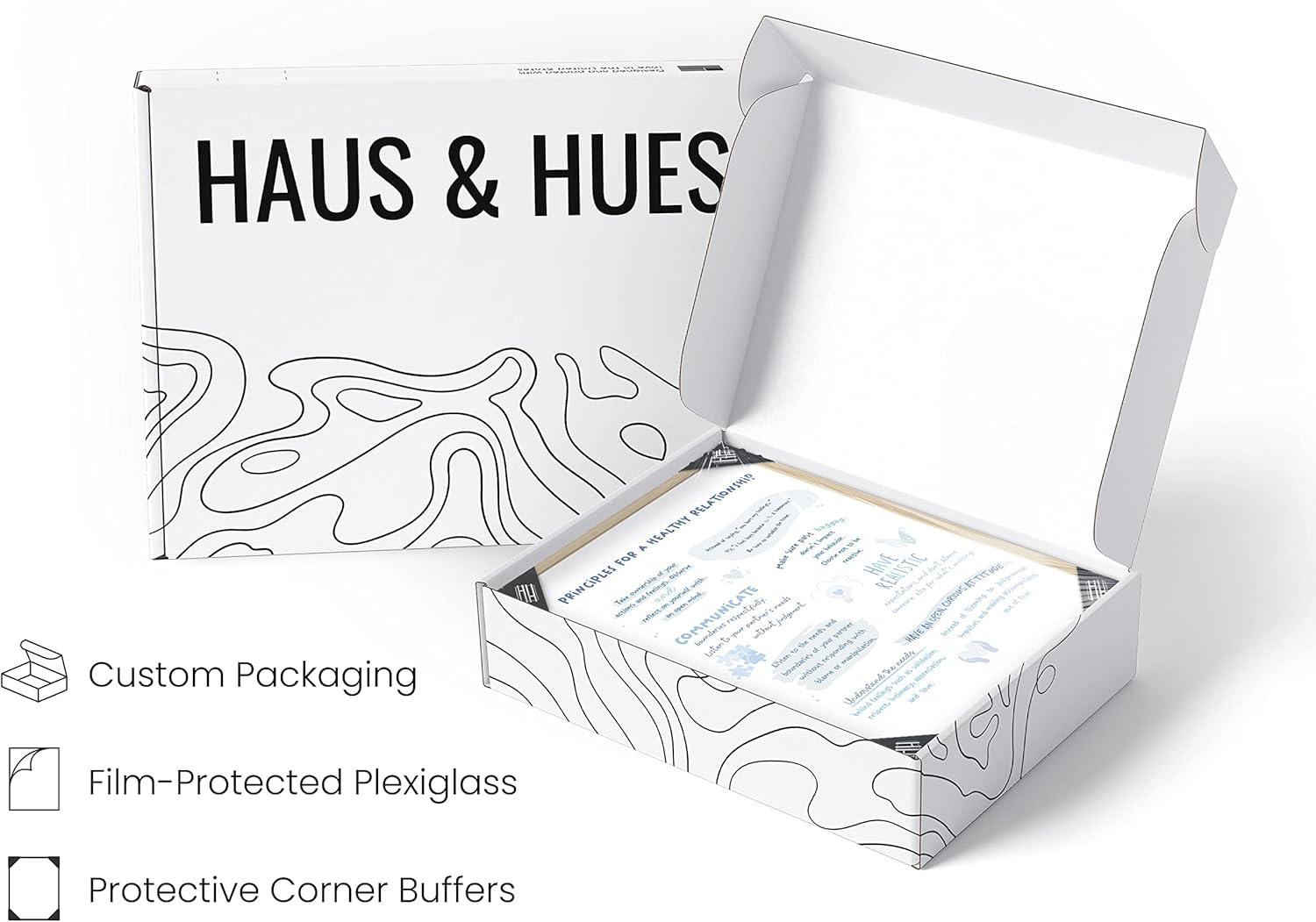 imageHaus and Hues Motivational Positive Quotes  Principles for a Healthy Relationship Mental Health Poster Counseling Inspirational Poster for Office Mental Health Art Print Individual Unframed 16x20Principles for Healthy Relationship