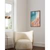 imageHAUS AND HUES Beach Wall Art  Coastal Art Print for Living Room Beachy Wall Decor for Oceanthemed Bedroom Modern Coastal Beach PaintingPink Orange Beach 2 Unframed 12x16Pink Orange Beach 2