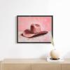 imageHAUS AND HUES Coastal Cowgirl Room Decor  Retro Coastal Cowboy Decor for Dorm Room Aesthetic Cowgirl Wall Art Pink Western Wall Art for Teen Girls Bedroom Cowboy Hat 2 Unframed 11x14