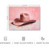 imageHAUS AND HUES Coastal Cowgirl Room Decor  Retro Coastal Cowboy Decor for Dorm Room Aesthetic Cowgirl Wall Art Pink Western Wall Art for Teen Girls Bedroom Cowboy Hat 2 Unframed 11x14