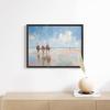 imageHAUS AND HUES Coastal Cowgirl Room Decor  Retro Coastal Cowboy Decor for Dorm Room Aesthetic Cowgirl Wall Art Pink Western Wall Art for Teen Girls Bedroom Beach Cowboys Unframed 11x14
