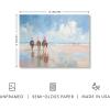 imageHAUS AND HUES Coastal Cowgirl Room Decor  Retro Coastal Cowboy Decor for Dorm Room Aesthetic Cowgirl Wall Art Pink Western Wall Art for Teen Girls Bedroom Beach Cowboys Unframed 11x14