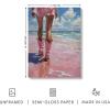 imageHAUS AND HUES Coastal Cowgirl Room Decor  Retro Coastal Cowboy Decor for Dorm Room Aesthetic Cowgirl Wall Art Pink Western Wall Art for Teen Girls Bedroom Cowgirl Beach 2 Unframed 11x14