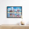 imageHAUS AND HUES Coastal Cowgirl Room Decor  Retro Coastal Cowboy Decor for Dorm Room Aesthetic Cowgirl Wall Art Pink Western Wall Art for Teen Girls Bedroom Beach Cowboys 3 Unframed 11x14