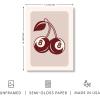imageHAUS AND HUES Dorm Wall Art  Cool Wall Art Poster for Girls Dorm Room Cute Girly Picture for Bedroom Aesthetic Dorm Print Cherry Eight Balls Unframed 12x16