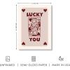 imageHAUS AND HUES Dorm Wall Art  Cool Wall Art Poster for Girls Dorm Room Cute Girly Picture for Bedroom Aesthetic Dorm Print Pink King of Hearts Unframed 12x16