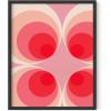 imageHAUS AND HUES Modern Abstract Wall Art  Blue and Green Living Room Art Modern Artwork for Walls Minimalist Picture for Living RoomPainted Stripes Unframed 12x16Pink Mod