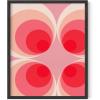 imageHAUS AND HUES Modern Abstract Wall Art  Blue and Green Living Room Art Modern Artwork for Walls Minimalist Picture for Living RoomPainted Stripes Unframed 12x16Pink Mod