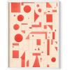 imageHAUS AND HUES Modern Abstract Wall Art  Blue and Green Living Room Art Modern Artwork for Walls Minimalist Picture for Living RoomPainted Stripes Unframed 12x16Red Geometric