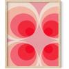 imageHAUS AND HUES Modern Abstract Wall Art  Blue and Green Living Room Art Modern Artwork for Walls Minimalist Picture for Living RoomPainted Stripes Unframed 12x16Pink Mod