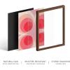 imageHAUS AND HUES Modern Abstract Wall Art  Blue and Green Living Room Art Modern Artwork for Walls Minimalist Picture for Living RoomPainted Stripes Unframed 12x16Pink Mod