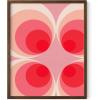 imageHAUS AND HUES Modern Abstract Wall Art  Blue and Green Living Room Art Modern Artwork for Walls Minimalist Picture for Living RoomPainted Stripes Unframed 12x16Pink Mod