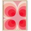imageHAUS AND HUES Modern Abstract Wall Art  Blue and Green Living Room Art Modern Artwork for Walls Minimalist Picture for Living RoomPainted Stripes Unframed 12x16Pink Mod