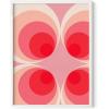 imageHAUS AND HUES Modern Abstract Wall Art  Blue and Green Living Room Art Modern Artwork for Walls Minimalist Picture for Living RoomPainted Stripes Unframed 12x16Pink Mod