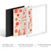 imageHAUS AND HUES Modern Abstract Wall Art  Blue and Green Living Room Art Modern Artwork for Walls Minimalist Picture for Living RoomPainted Stripes Unframed 12x16Red Geometric