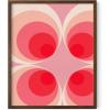 imageHAUS AND HUES Modern Abstract Wall Art  Blue and Green Living Room Art Modern Artwork for Walls Minimalist Picture for Living RoomPainted Stripes Unframed 12x16Pink Mod