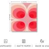 imageHAUS AND HUES Modern Abstract Wall Art  Blue and Green Living Room Art Modern Artwork for Walls Minimalist Picture for Living RoomPainted Stripes Unframed 12x16Pink Mod
