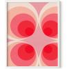 imageHAUS AND HUES Modern Abstract Wall Art  Blue and Green Living Room Art Modern Artwork for Walls Minimalist Picture for Living RoomPainted Stripes Unframed 12x16Pink Mod
